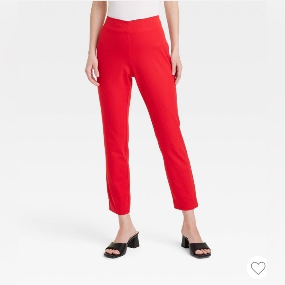 A New Day-Women's High-Rise Slim Fit Ankle Pants side zipper